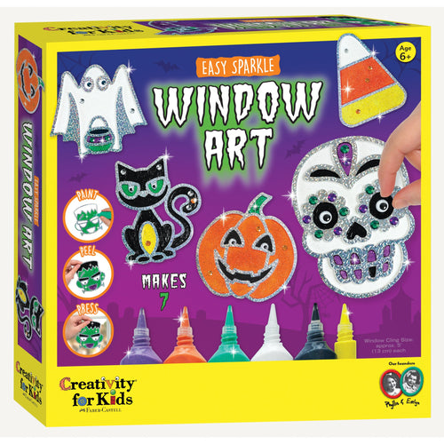 Halloween Easy Sparkle Window Art