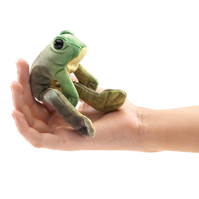 Folkmanis Finger Puppet: Mini Sitting Frog