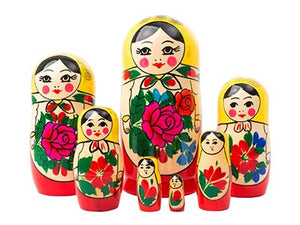 7 Piece Semenov Nesting Dolls
