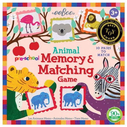 Pre-School Animal Memory And Matching Game