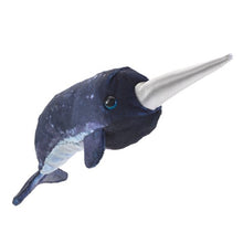 Load image into Gallery viewer, Mini Narwhal Finger Puppet