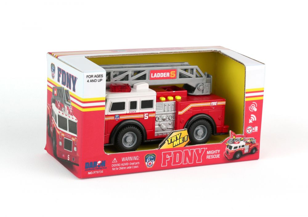 FDNY Mighty Fire Truck With Light & Sound