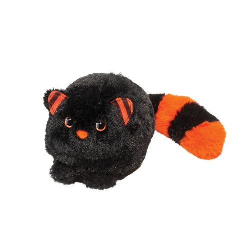 Black Cat With Orange & Black Tail