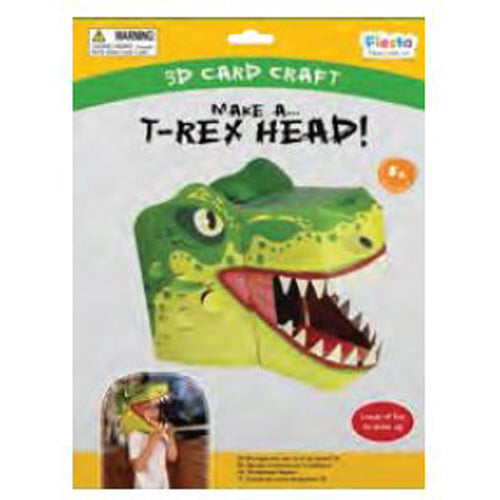 T-Rex 3D Mask Card Craft