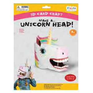 Unicorn 3D Mask Card Craft