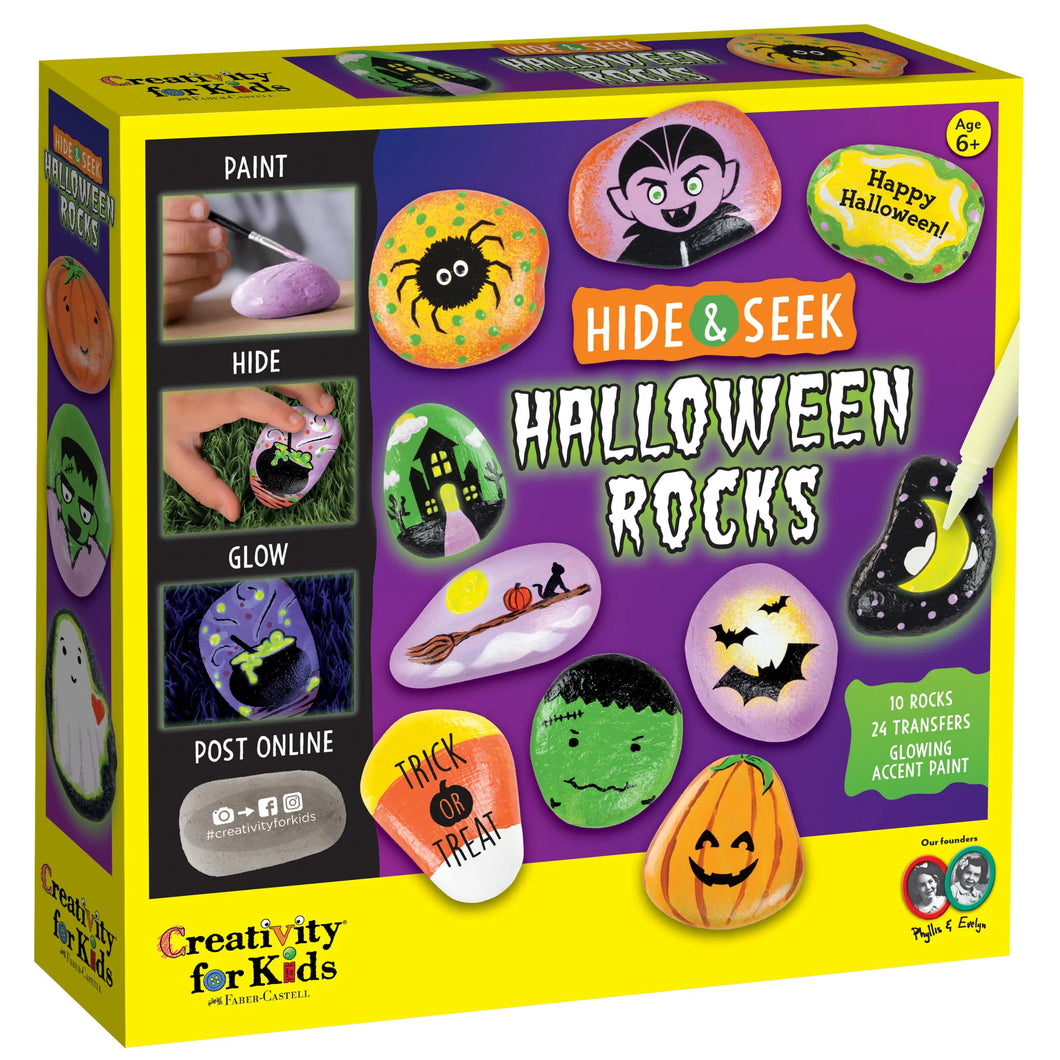 Hide & Seek Halloween Rock Painting Kit