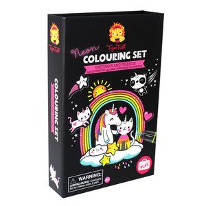 Unicorn and Friends Neon Coloring Set