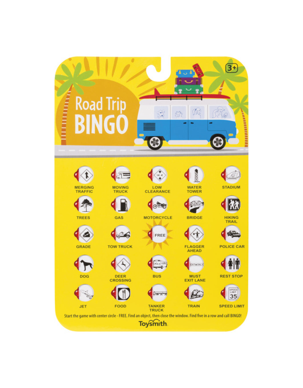 Travel Bingo Card