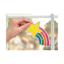 Load image into Gallery viewer, Rainbow Sprinkles Easy Sparkle Window Art