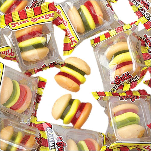 Gummi Mini Burgers Candy