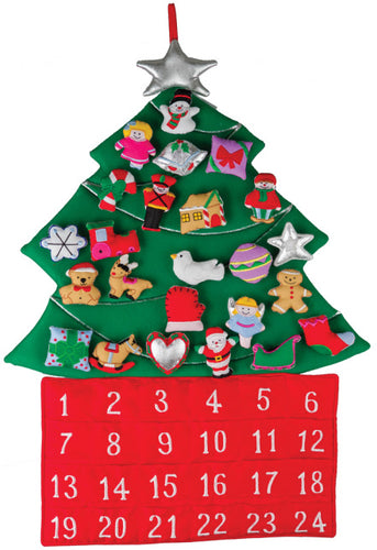 Christmas Tree Fabric Advent Calendar