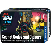 Load image into Gallery viewer, Spy Labs Secret Codes And Ciphers Tin