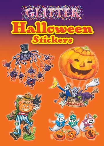 Glitter Halloween Stickers