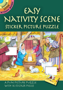 Easy Nativity Scene Sticker Activity