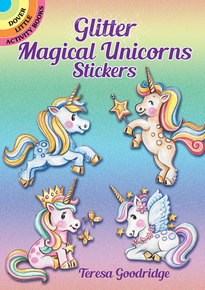 Glitter Magical Unicorns Stickers