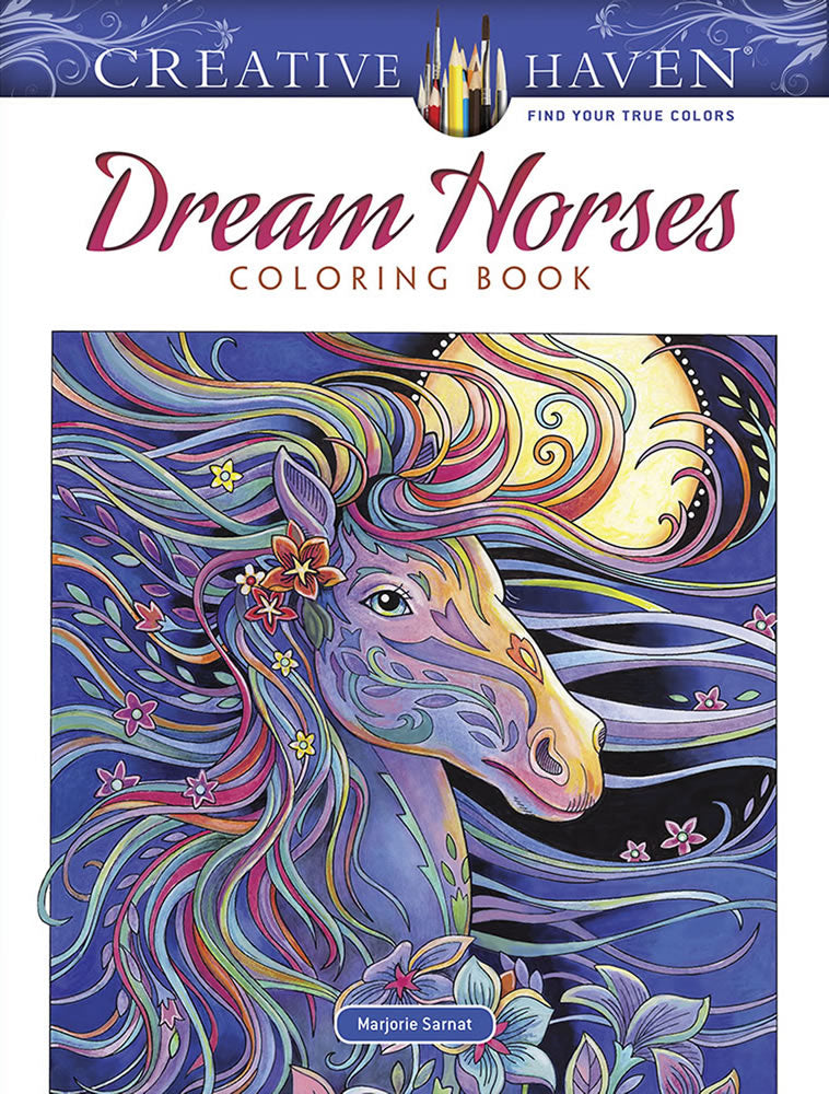 Dream Horses Coloring Book