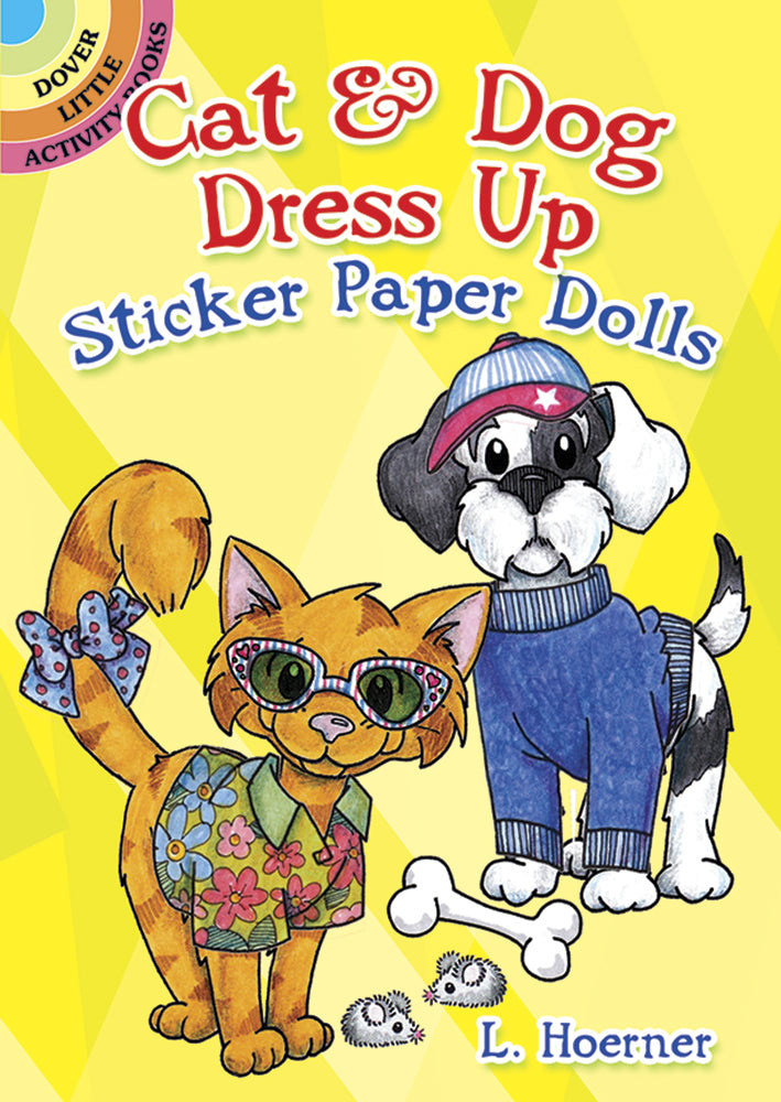 Cat & Dog Dress Up Sticker Paper Dolls Book