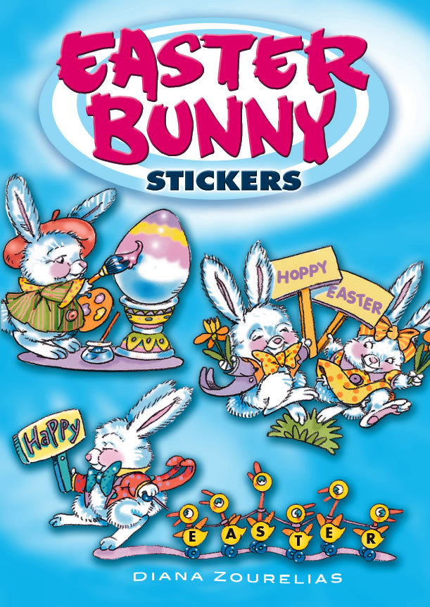 Easter Bunny Stickers