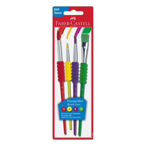 Soft Grip Brushes 4 Pack